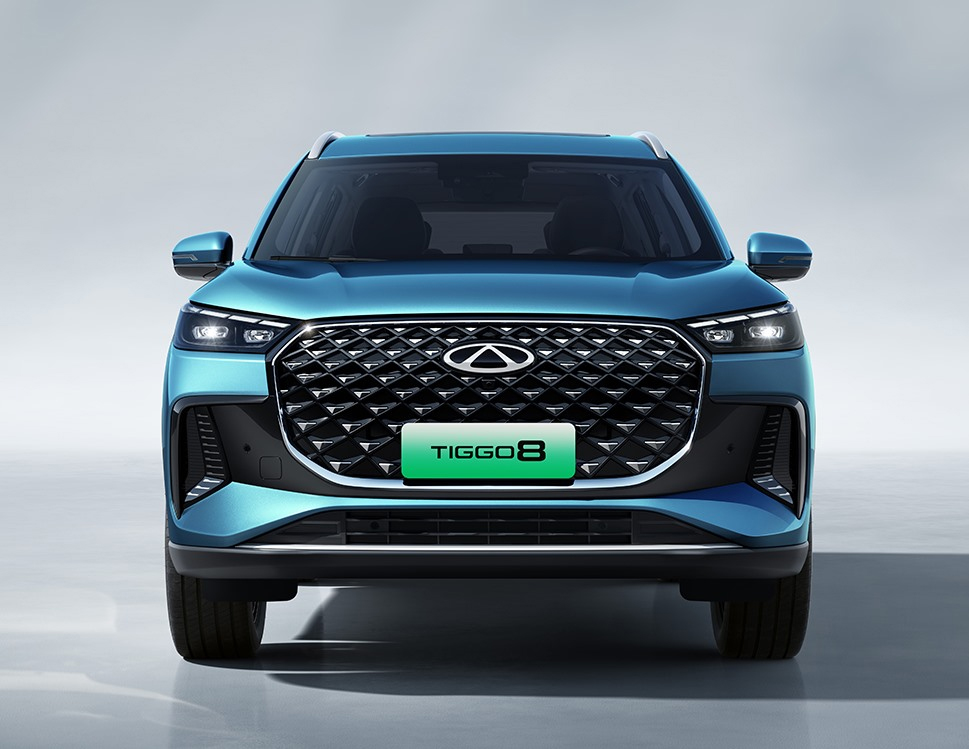 CHERY Tiggo 8 - Exteriér - Predná mriežka s diamantovým vzorom